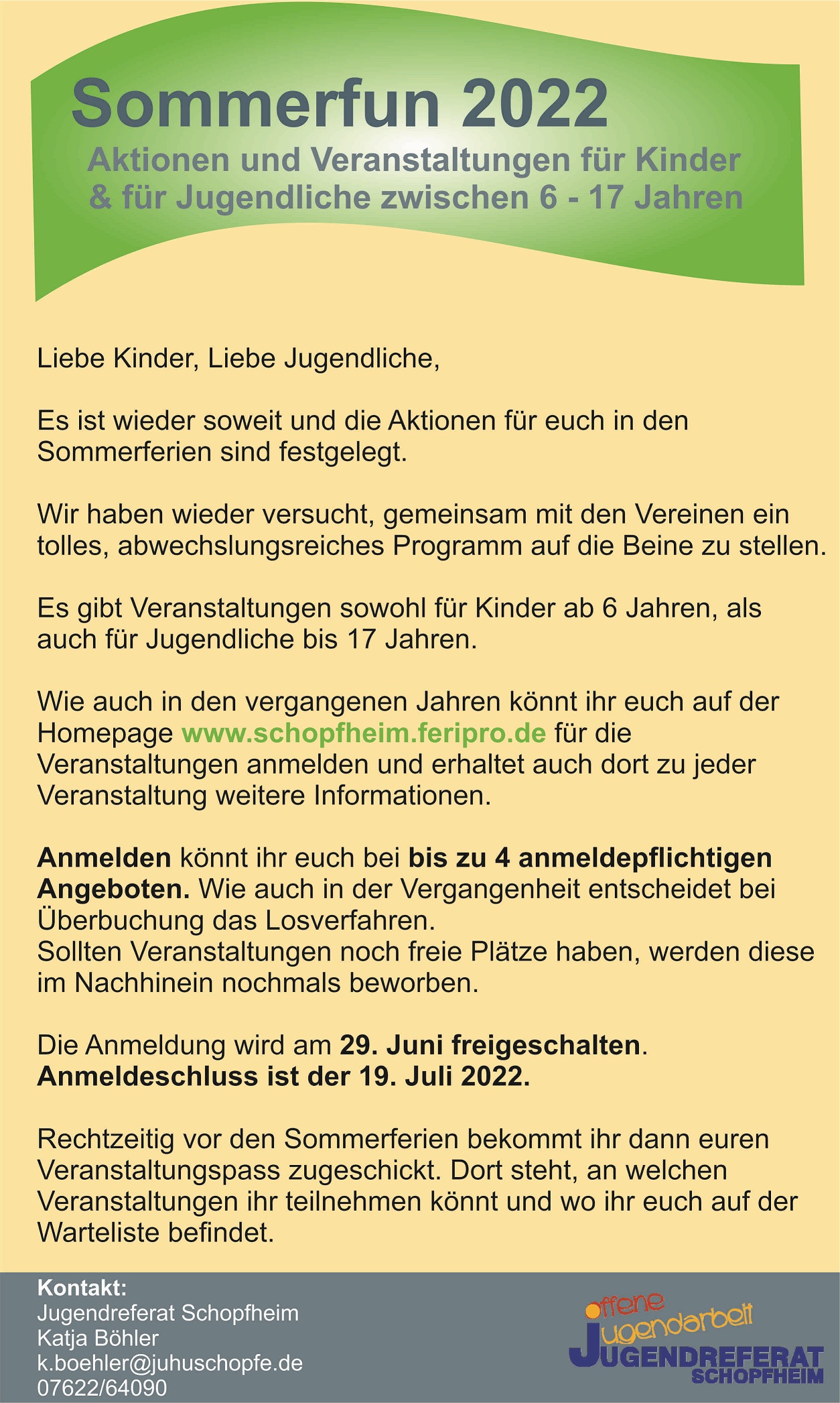Sicherungskopie von Flyer Sommerfun 2022 Dokumentseite 1 web klein