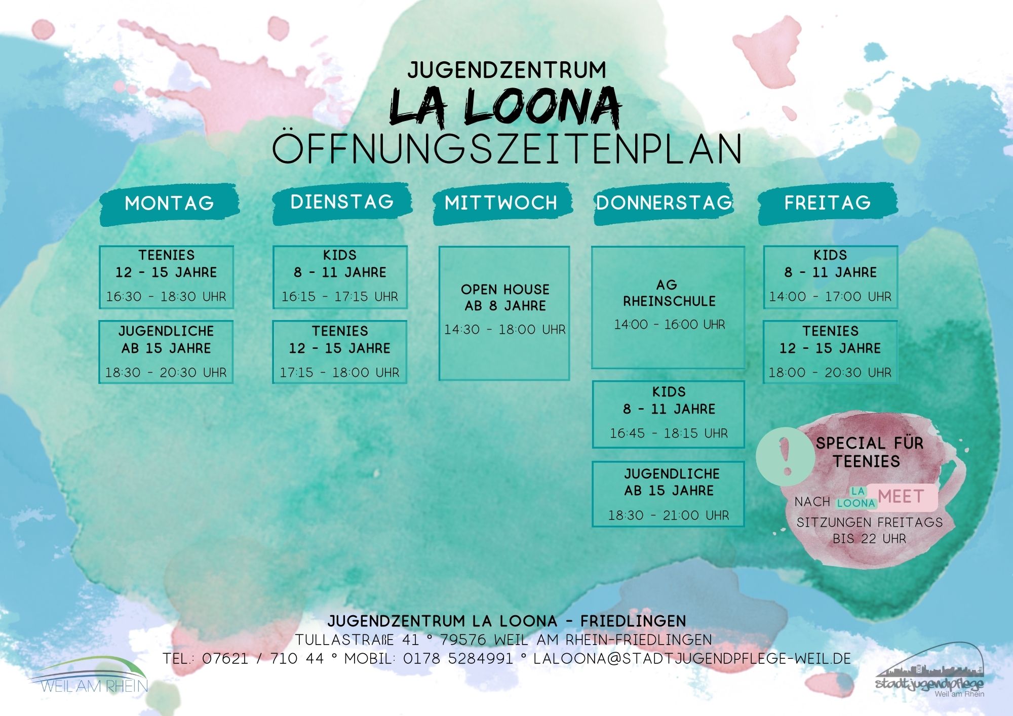 La Loona Offnungszeiten ab 062022 1